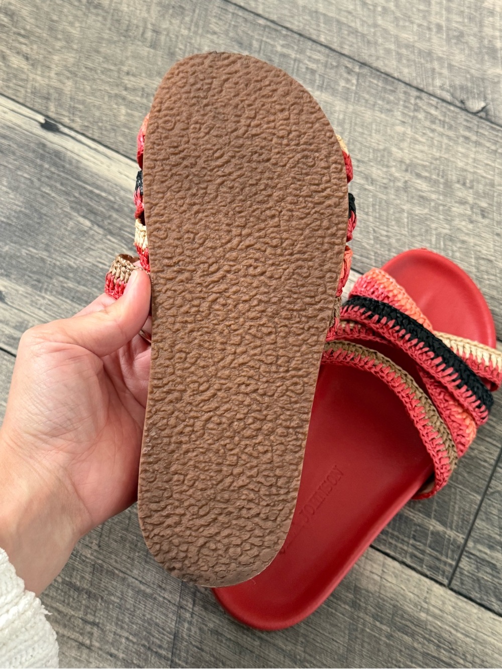 Ulla Johnson Raffia Slide Sandals - Picture 5 of 6